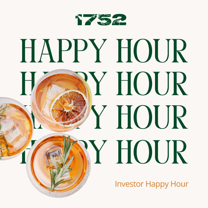 1752vc Investor Happy Hour invitation in Los Angeles